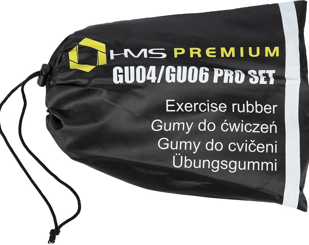 Treniruočių gumų rinkinys HMS Premium GU04/GU06 Pro