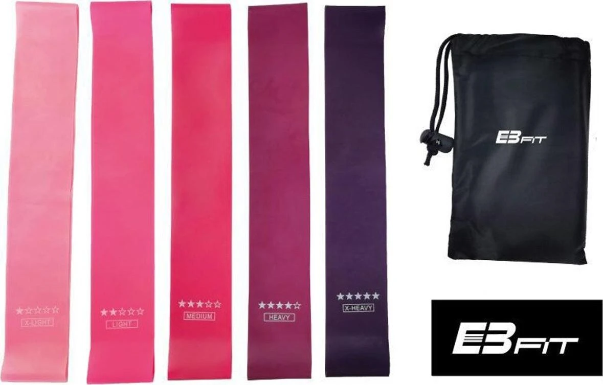 Enero Pasipriešinimo juostų rinkinys 5in1 EB Fit