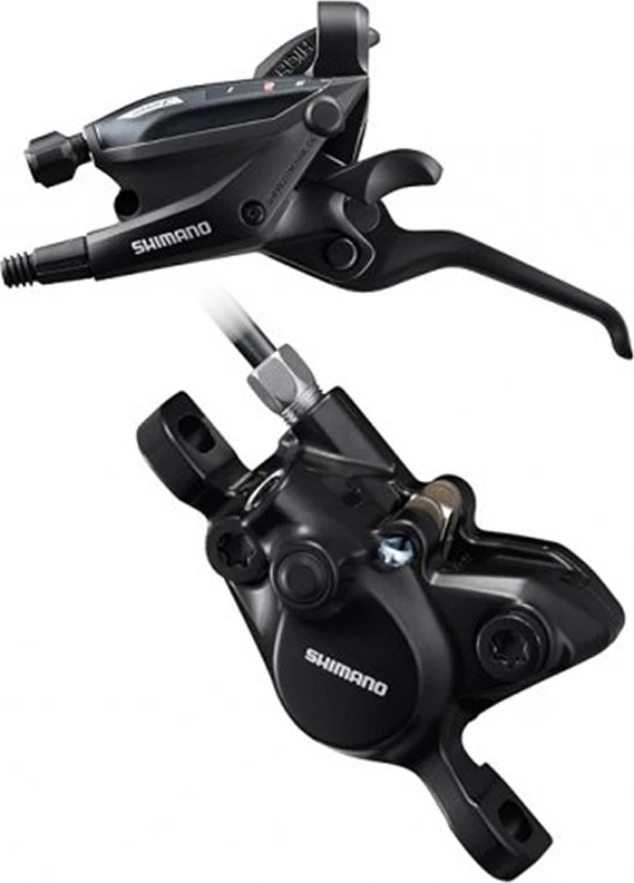 Diskiniai stabdžiai priekiniai Shimano ST-EF505(L)/BR-MT200 3-speed