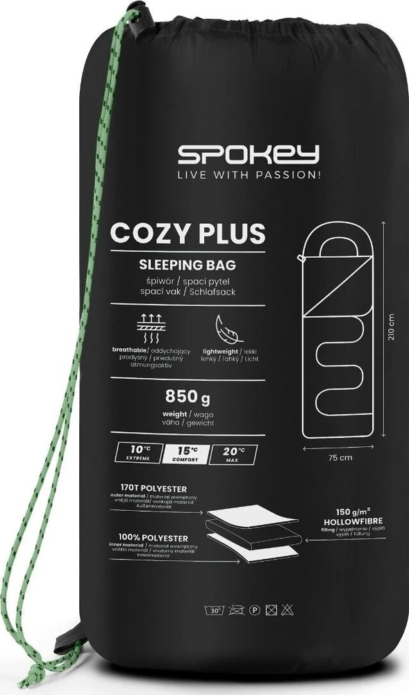 Pavasario–vasaros voko tipo miegmaišis Spokey COZY PLUS