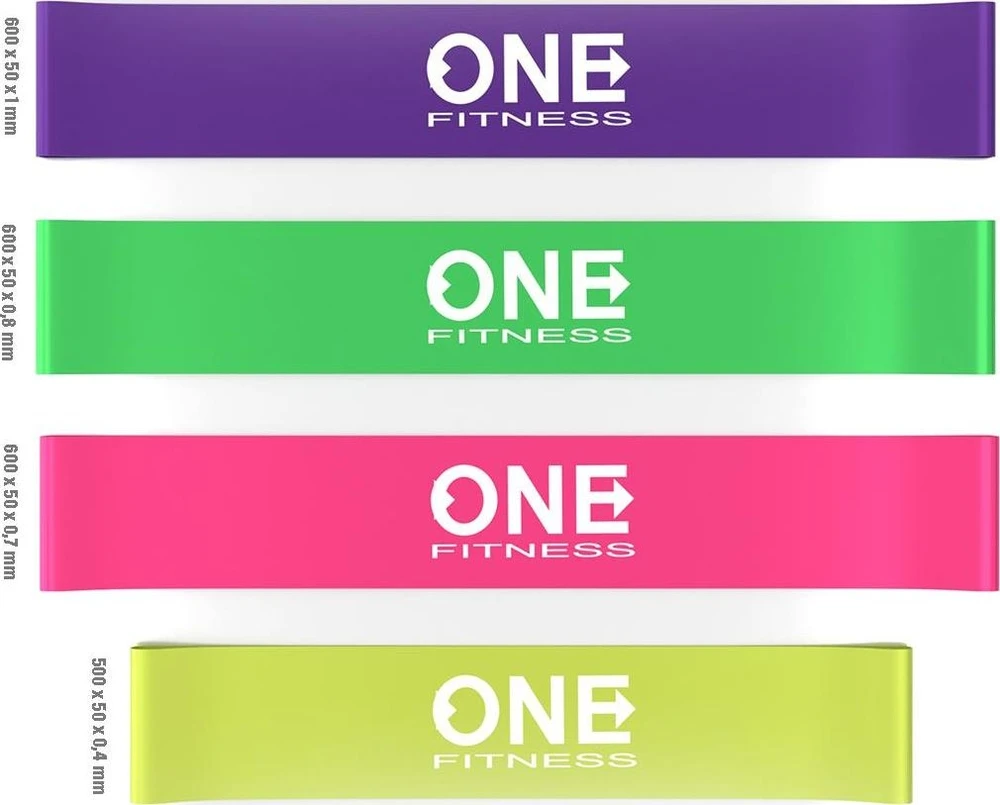 Treniruočių juosta One Fitness PBF Set04 Slim