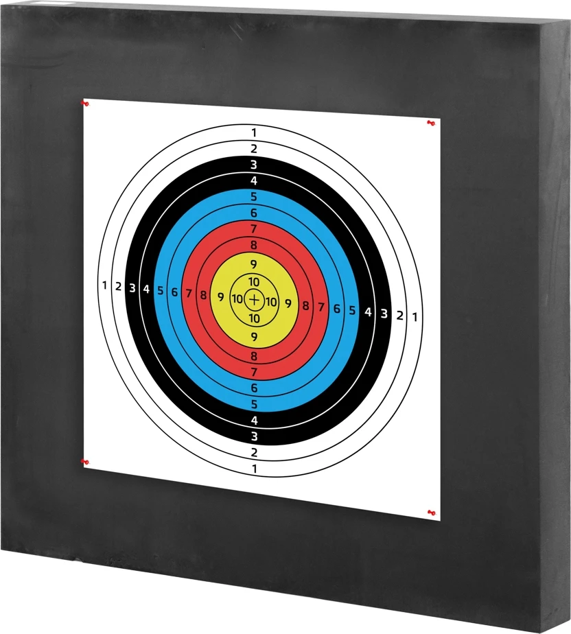 PE šaudymo iš lanko taikinys inSPORTline Escuma, 100x100x10cm
