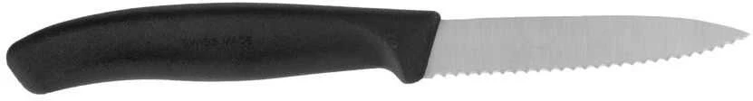 Peilis daržovėms Victorinox 6.7633, dantytas, juodas