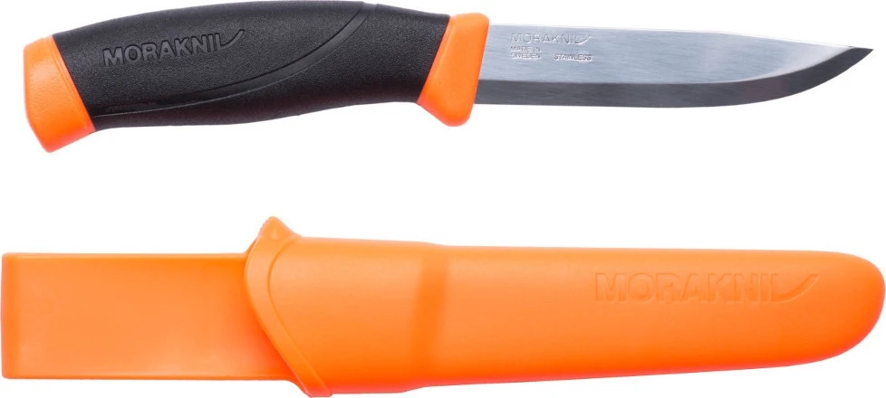 Morakniv® Companion (S) peilis, juodas, nerūdijantis plienas