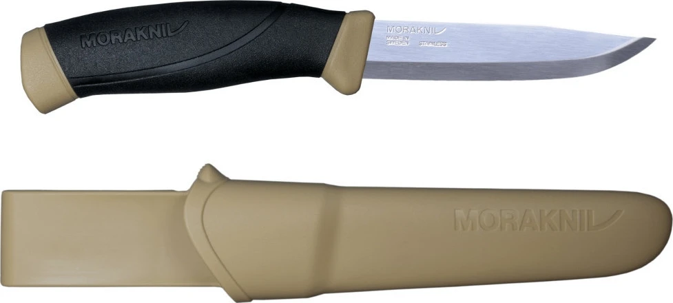 Morakniv® Companion (S) peilis, juodas, nerūdijantis plienas