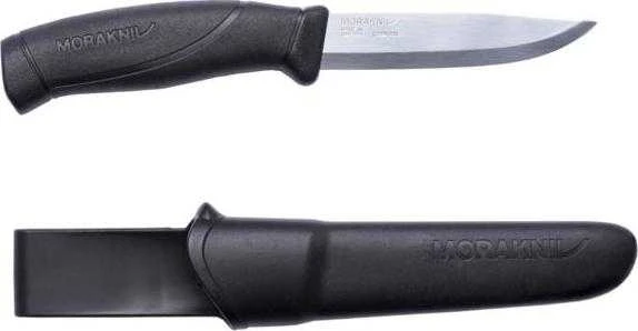 Morakniv® Companion (S) peilis, juodas, nerūdijantis plienas