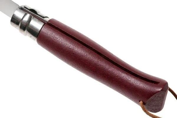 Peilis Opinel Trekking Nr.8 nerūdijančio plieno ašmenimis ir bordine rankena