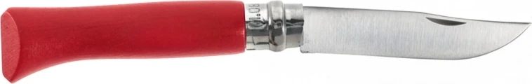 Peilis Opinel Inox Origins 001981, raudonas, lizdinėje pakuotėje