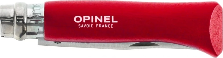 Peilis Opinel Inox Origins 001981, raudonas, lizdinėje pakuotėje