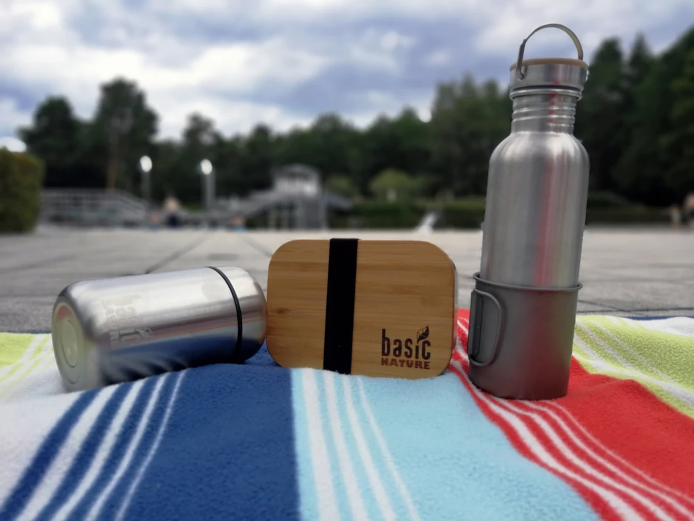 Priešpiečių dėžutė Origin Outdoors Bamboo, 0,8 l, nerūdijantis plienas