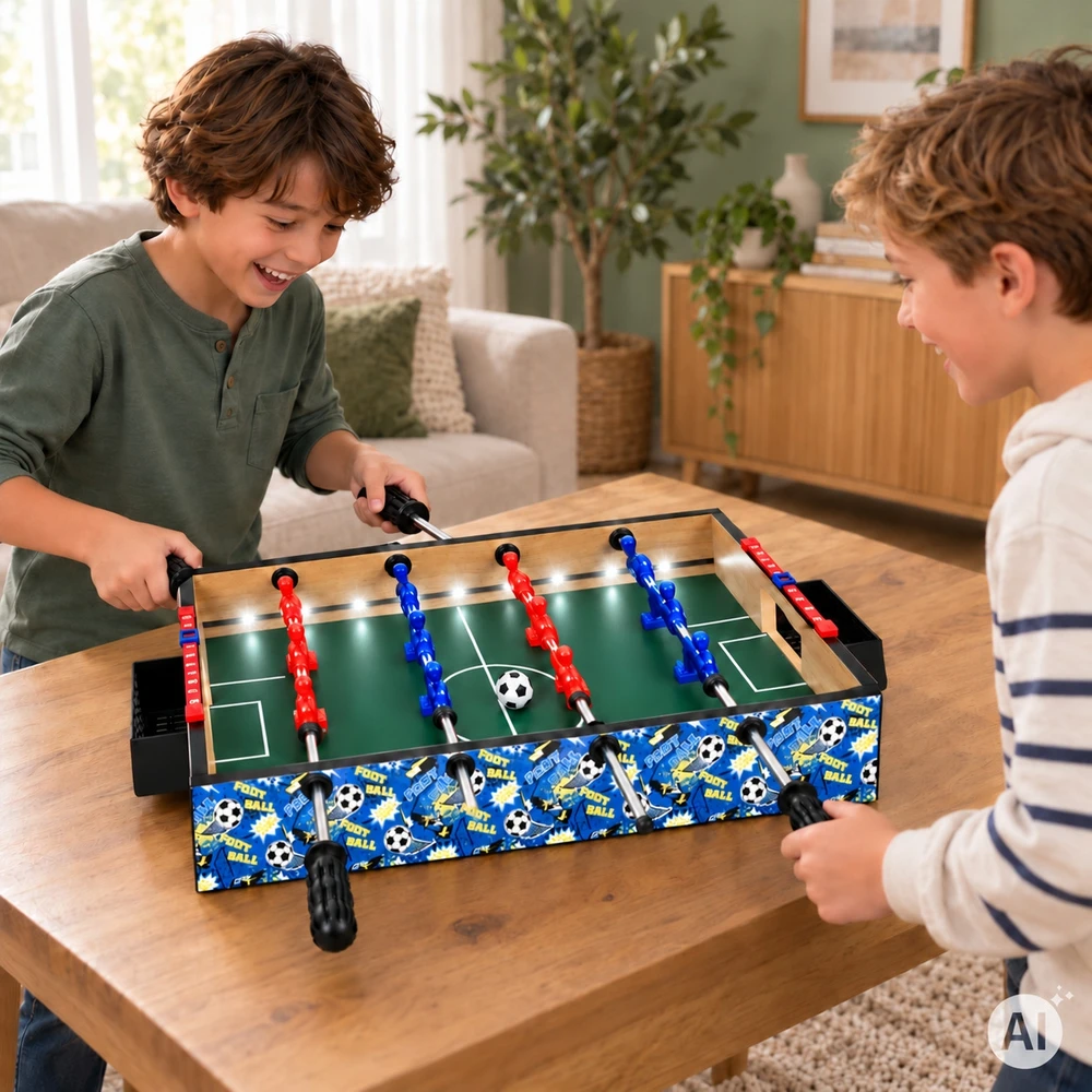 Piłkarzyki stołowe mini 50x30 cm stół do gry vaikams ECOTOYS