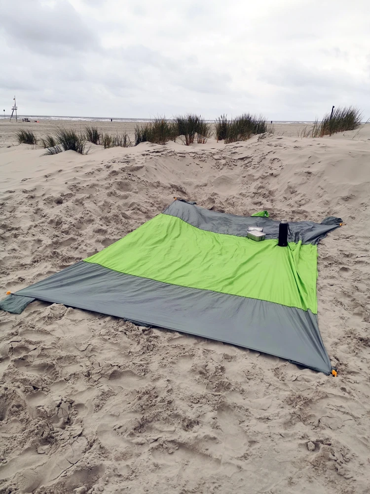Iškylos pledas BasicNature Beach, 215x275 cm