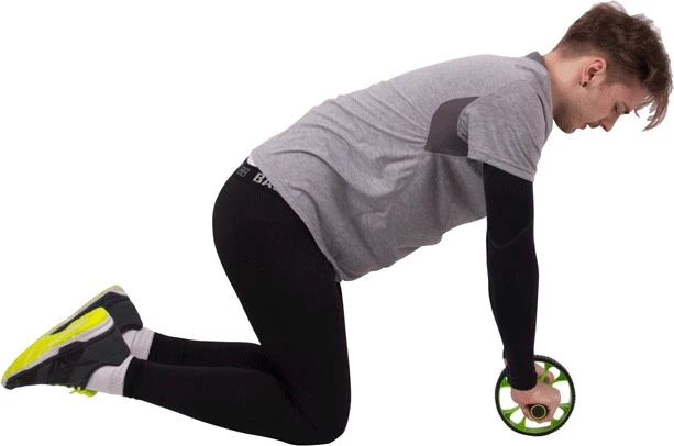 Pilvo preso treniruoklis - ratukas inSPORTline AR050 (iki 90kg)