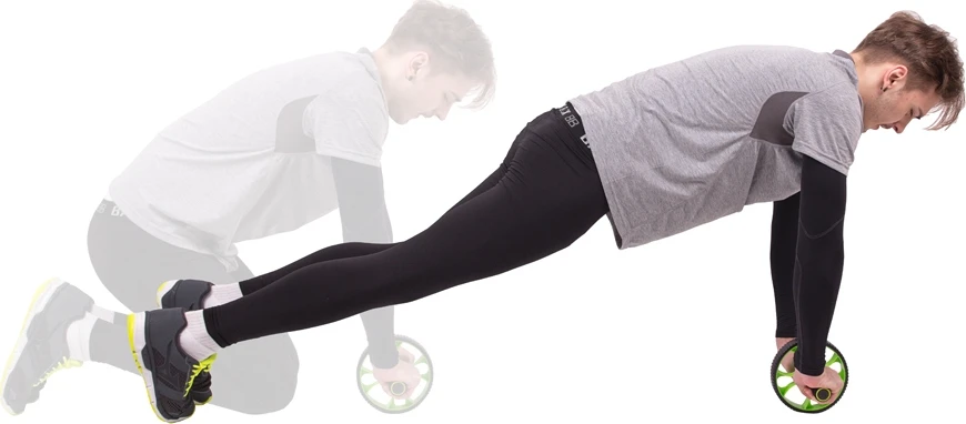 Pilvo preso treniruoklis - ratukas inSPORTline AR050 (iki 90kg)