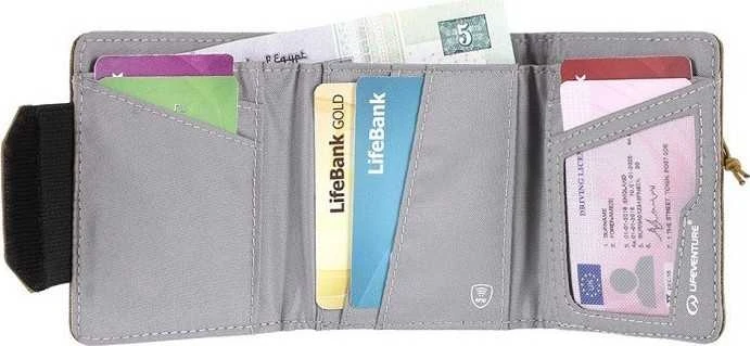 Piniginė Lifeventure RFId Wallet Recycled - Tamsiai mėlyna