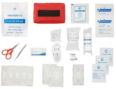 Pirmosios pagalbos rinkinys Origin Outdoors Hiking, 18vnt.