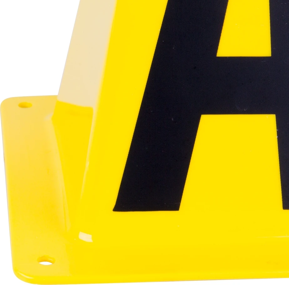 Plastikiniai treniruočių žymekliai inSPORTline Alphabet 23 cm (26vnt.)