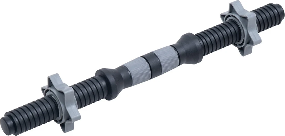 Plastikinis srieginis hantelio grifas su fiksatoriais inSPORTline Plafor 41 cm / 30 mm