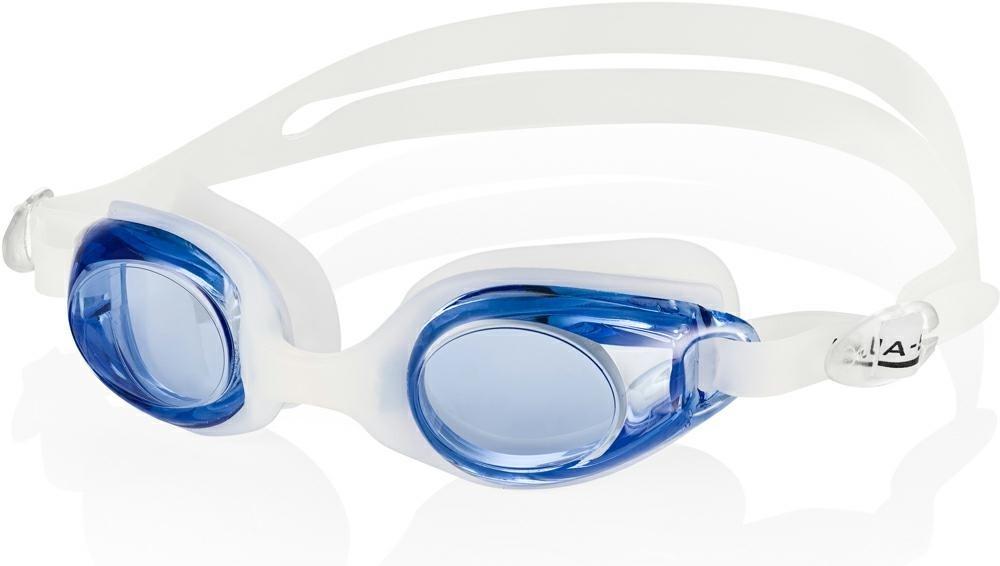 Plaukimo akiniai Aqua-Speed Ariadna balti ir mėlyni 61 034