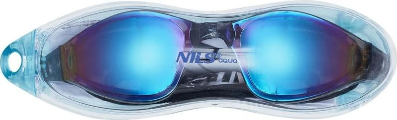Plaukimo akiniai NILS AQUA NQG180MAF juodi / vaivorykštiniai