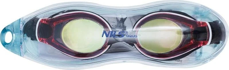 Plaukimo akiniai Nils Aqua NQG550MAF, juodi / vaivorykštiniai