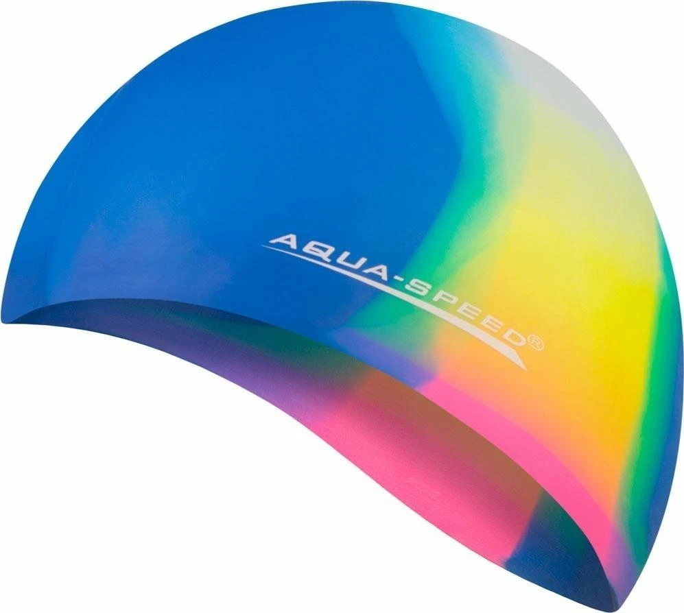 Plaukimo kepuraitė Aqua-Speed Bunt tęczowy kol. 67