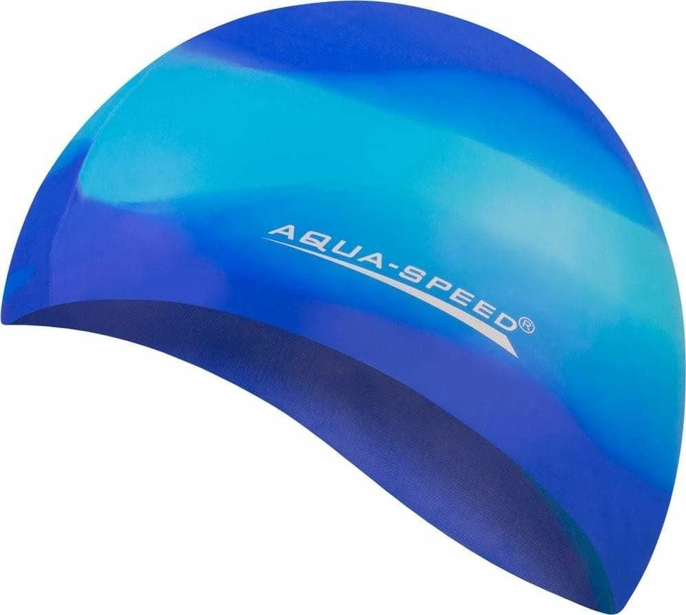 Plaukimo kepuraitė Aqua-Speed Bunt tęczowy kol. 83