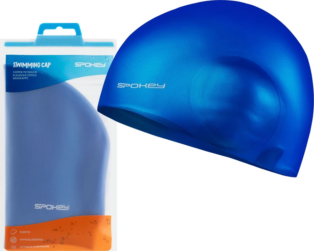 Plaukimo kepuraitė mėlyna Spokey EARCAP