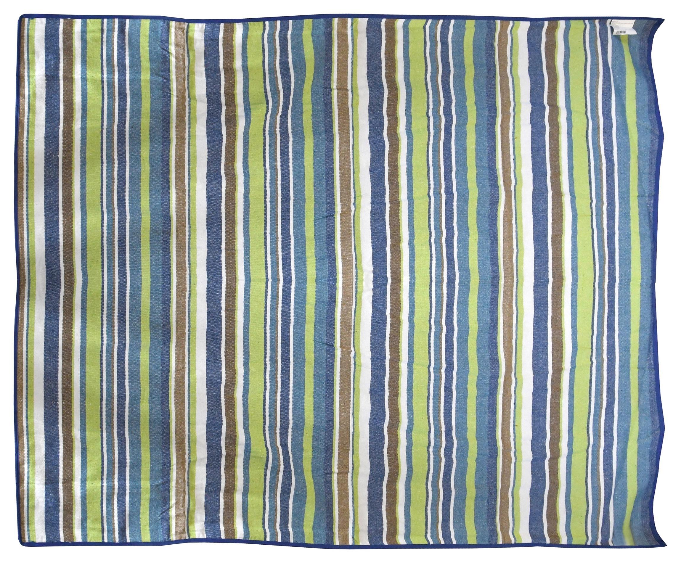Pledas piknikams Cattara Spring – mėlynas-dryžuotas 150 x 150 cm