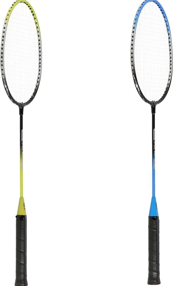 Nils Extreme Plieninis badmintono rinkinys NRZ014 NILS: 4 raketės, 3 plunksninukai, tinklas 195x22 cm ir dėklas