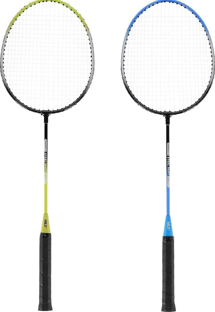 Nils Extreme Plieninis badmintono rinkinys NRZ014 NILS: 4 raketės, 3 plunksninukai, tinklas 195x22 cm ir dėklas