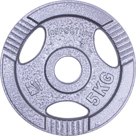 Plieninis svoris grifui 30mm inSPORTline Hamerton 5kg