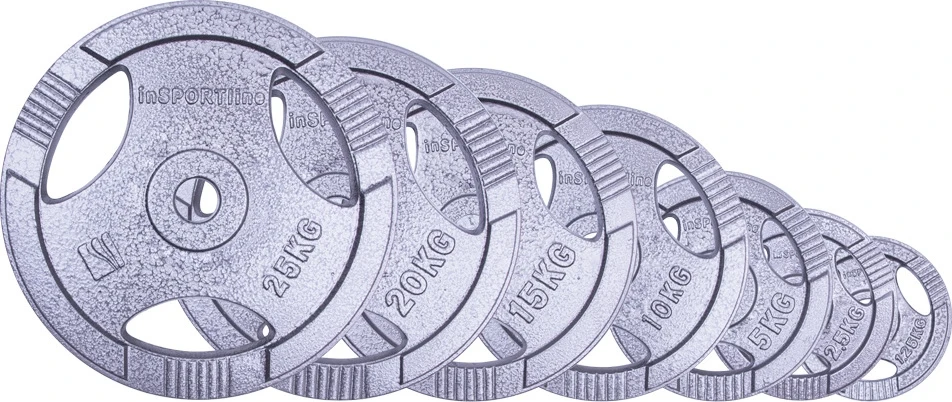 Plieninis svoris grifui 30mm inSPORTline Hamerton 5kg
