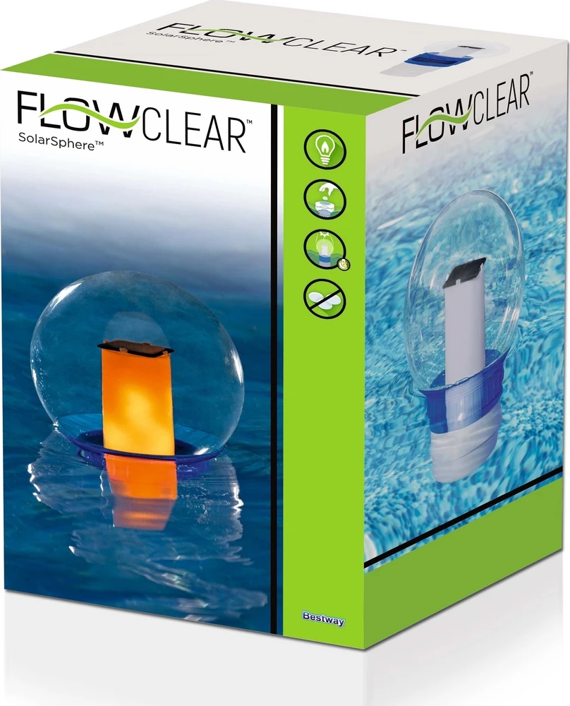 Plūduriuojantis chemijos dozatorius + BestWay LED lempa