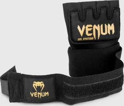 Rankų tvarsčiai Venum Kontact Gel, juodi-auksiniai