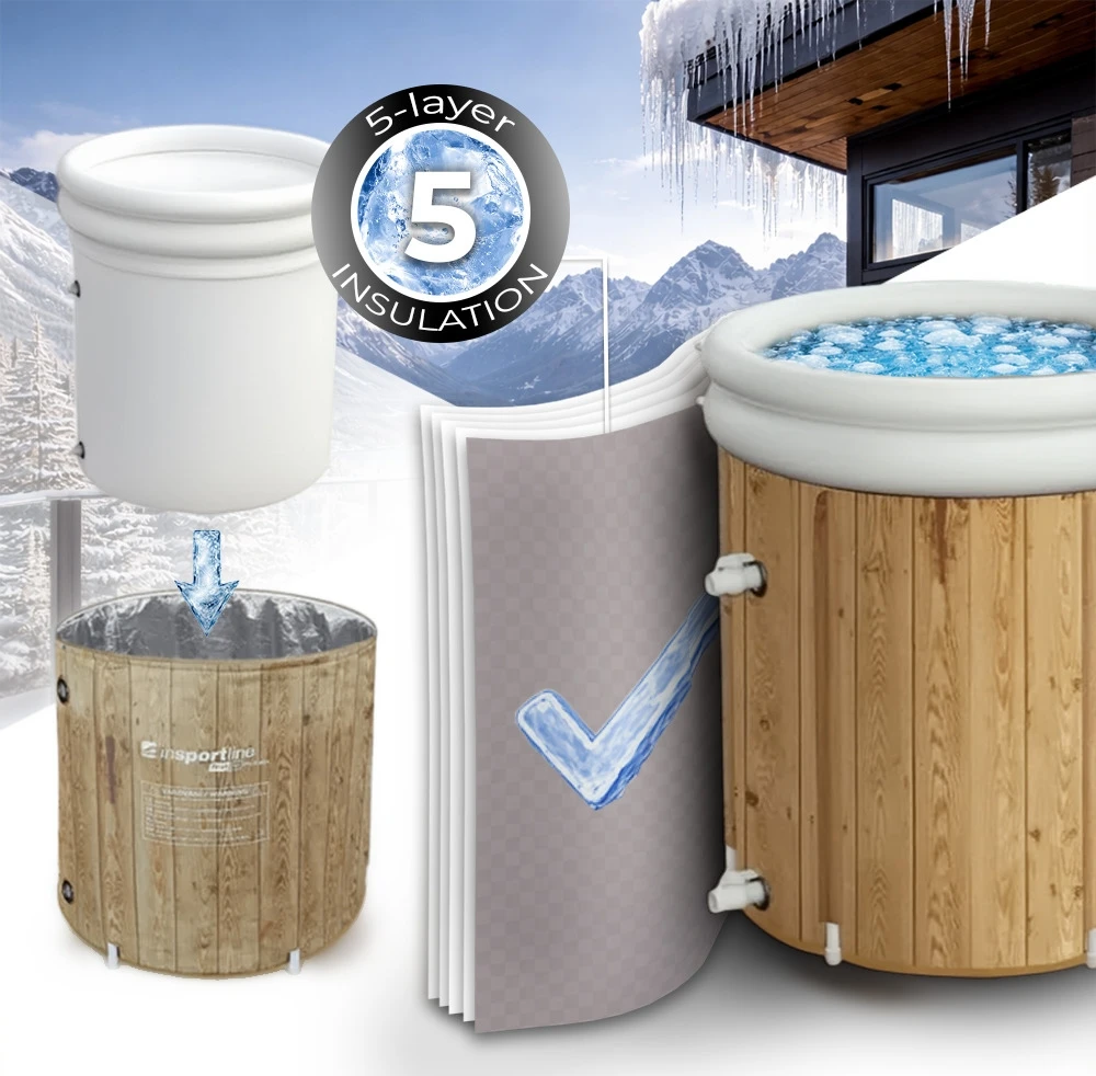 Portable Cold Plunge Tub inSPORTline FrostZen Pro II WDL