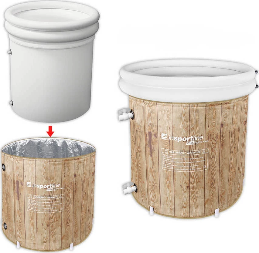 Portable Cold Plunge Tub inSPORTline FrostZen Pro II WDL