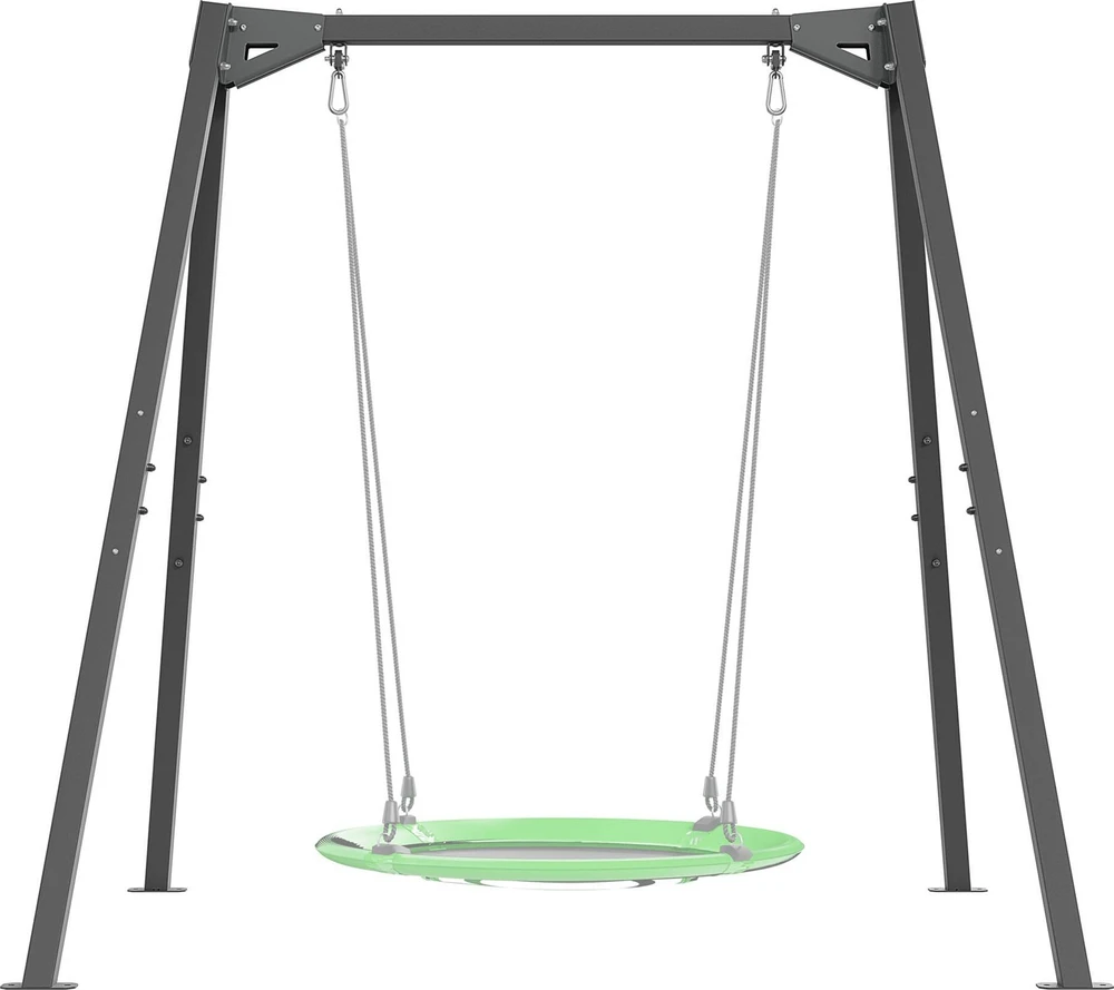 Sūpynės ant guolių PREMIUM MO-015, 1 vietos, platus rėmas – Marbo Sport