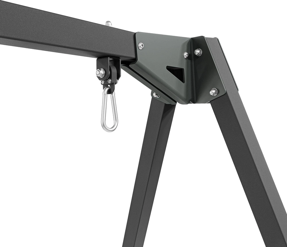 Sūpynės ant guolių PREMIUM MO-015, 1 vietos, platus rėmas – Marbo Sport