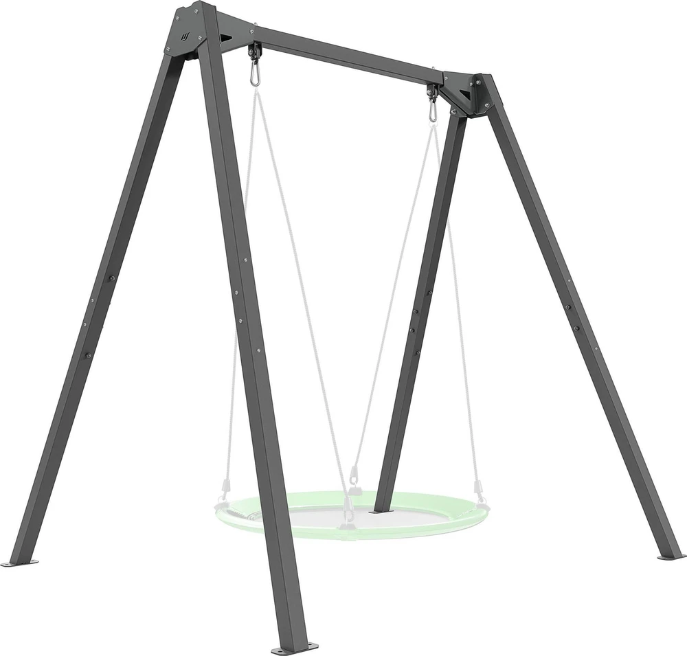 Sūpynės ant guolių PREMIUM MO-015, 1 vietos, platus rėmas – Marbo Sport