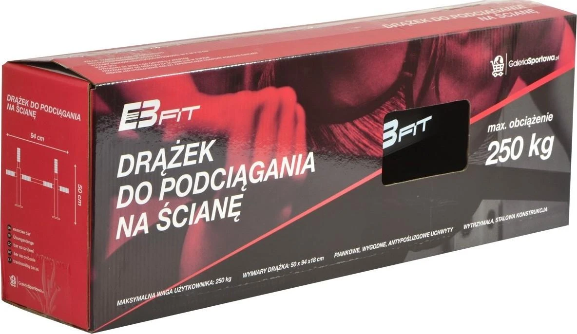 Enero Prie sienos tvirtinamas prisitraukimų skersinis EB Fit