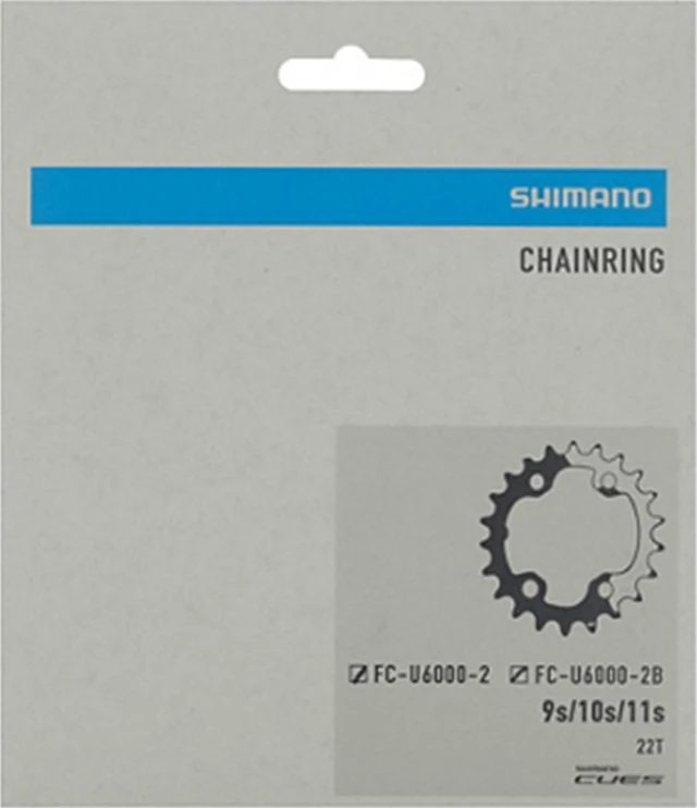 Priekinis dantratis Shimano CUES FC-U6000-2 96mm 9/10/11-speed-22T