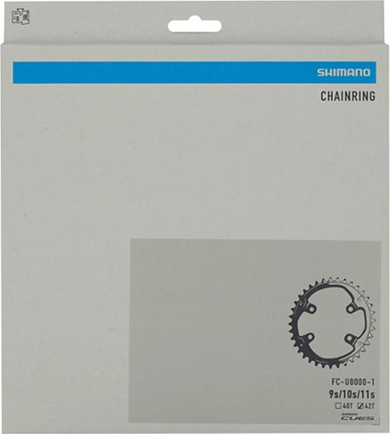 Priekinė žvaigždė Shimano CUES FC-U8000-1 // 42T, B.C.D.: 96 mm