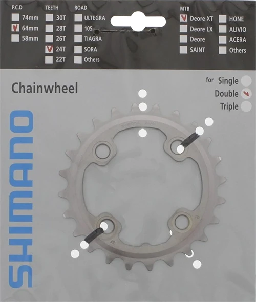 Priekinio bloko žvaigždė Shimano FCM785 24T XT