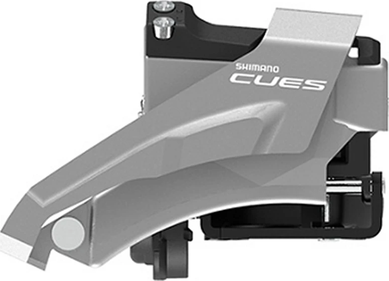 Priekinis pavarų perjungiklis Shimano CUES P-FD-U4000-L // 2x9/10-speed, Double Top Swing, 28.6/31.8/34.9 mm