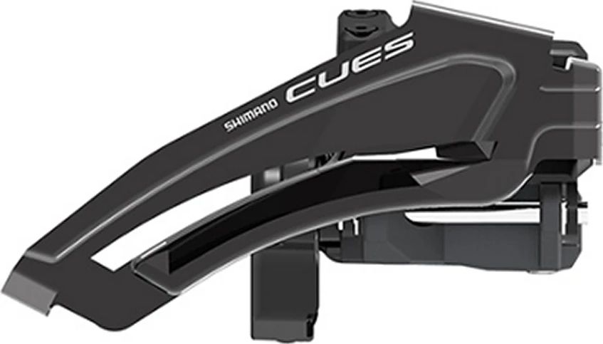 Priekinis pavarų perjungiklis Shimano CUES P-FD-U8010-L // 2x10/11-speed, Double Side Swing, 28.6/31.8/34.9 mm
