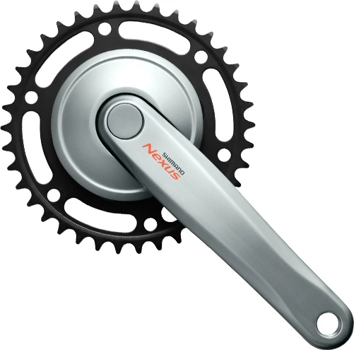 Priekinis žvaigždžių blokas Shimano Nexus FC-C6000 170mm 1-speed sidabrinis-38T