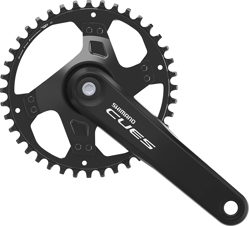 Priekinis žvaigždžių blokas Shimano CUES FC-U4000-1 175mm 9/10/11-speed-40T
