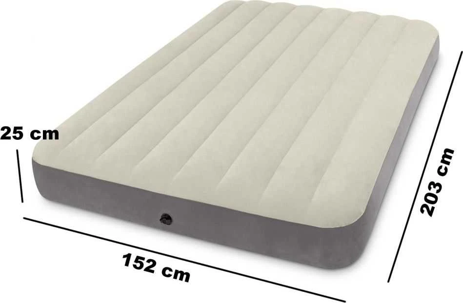 Pripučiamas čiužinys INTEX Deluxe DURA-BEAM Queen 152x203x25 cm