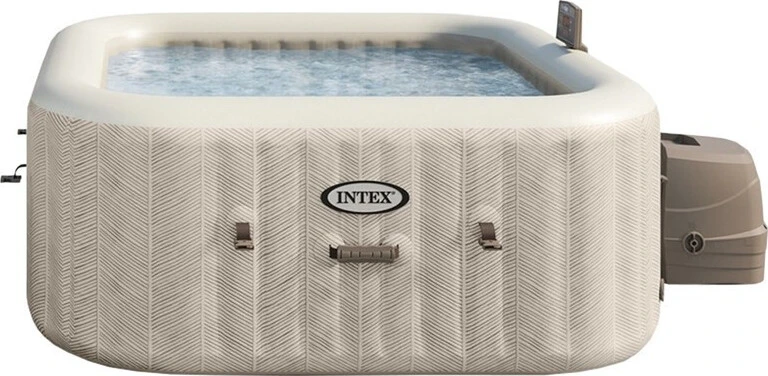 Pripučiamas kvadratinis SPA baseinas su hidromasažu 4 asm. 175x71 cm INTEX 28446